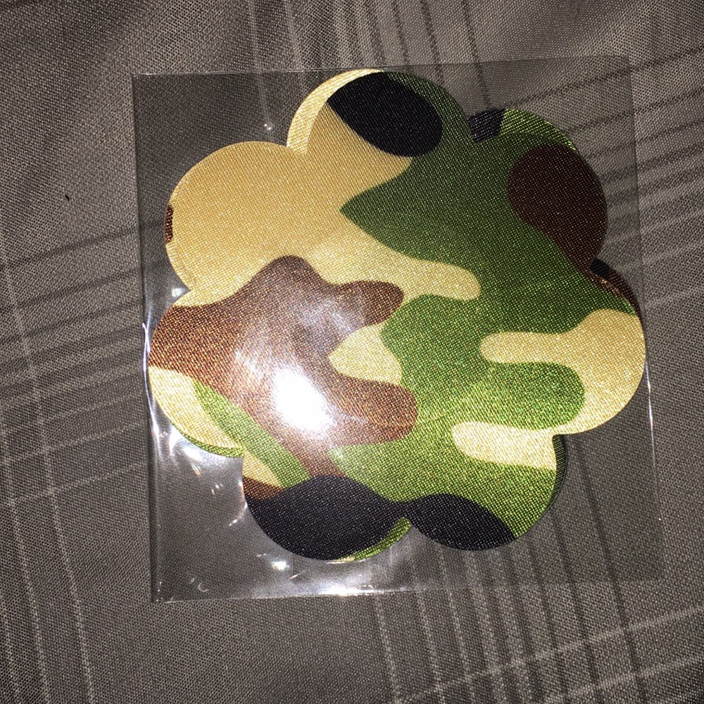 Nipple covers pasties camouflage